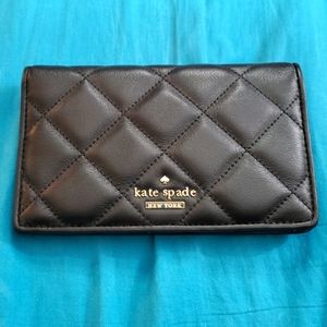 NEW Kate Spade Black Bifold Wallet